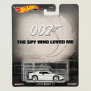 2024 Hot Wheels Premium Pop Culture James Bond 007 The Spy Who Loved Me Lotus Esprit S1 blanco Llantas de Goma RR