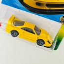2025 Hot Wheels HW Exotics Ferrari F40 Competizione amarillo 5SP Primera Edición