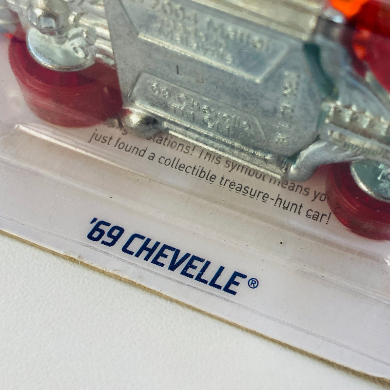 2019 Hot Wheels Treasure Hunt X-Raycers 69 Chevelle Chevrolet naranja PR5