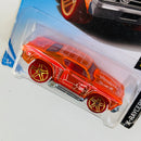 2019 Hot Wheels Treasure Hunt X-Raycers 69 Chevelle Chevrolet naranja PR5 Tarjeta Internacional