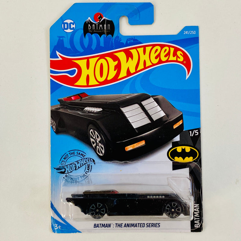 2019 Hot Wheels Treasure Hunt Batman The Animated Series Batmobile negro TRAP5 - Detalle Burbuja