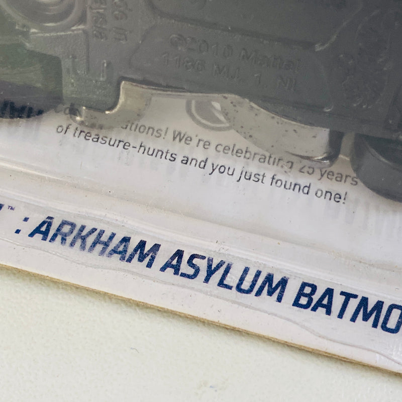 2020 Hot Wheels Treasure Hunt Batman Arkham Asylum Batmobile azul oscuro MC5