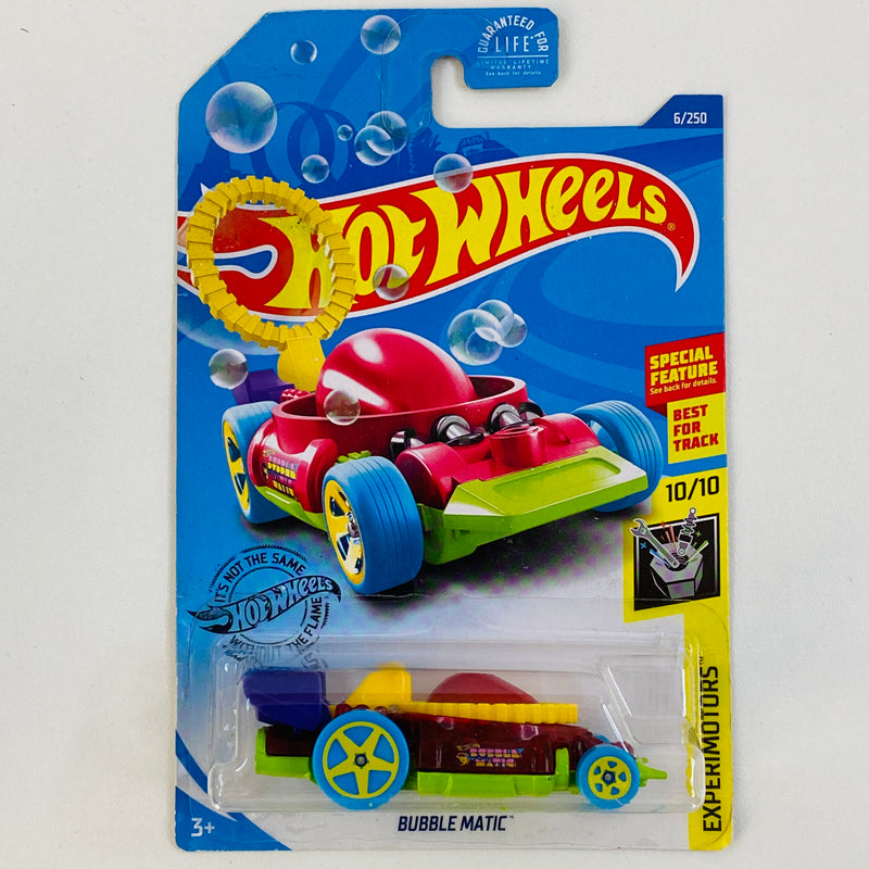 2020 Hot Wheels Treasure Hunt Experimotors Bubble Matic rojo 5SP