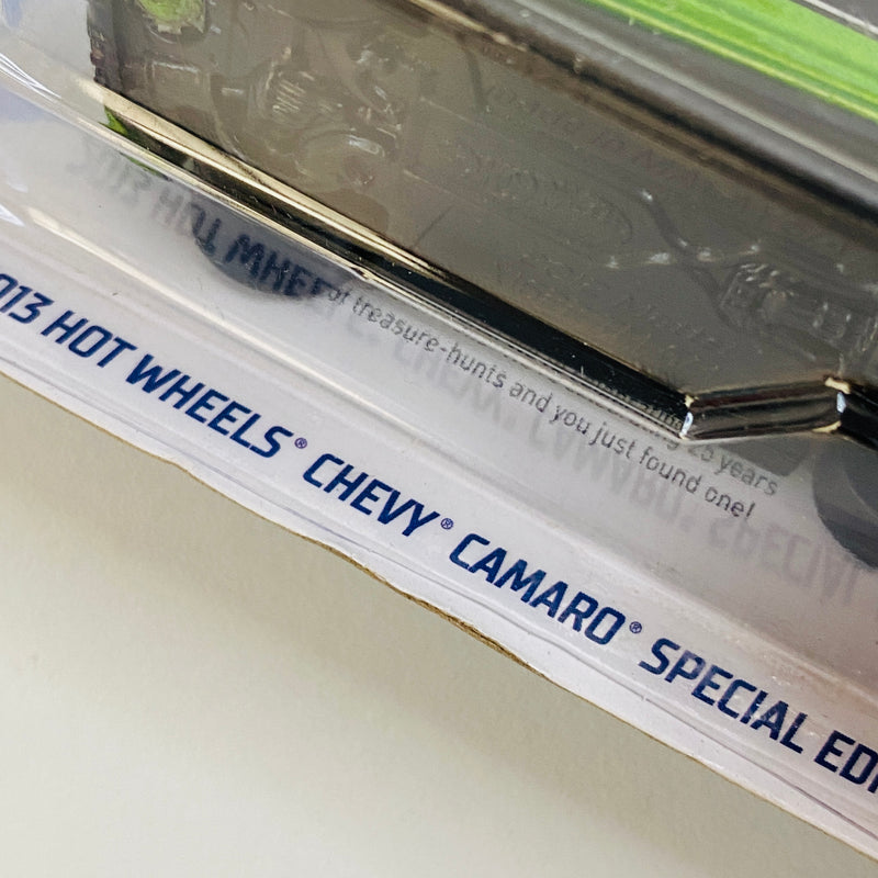 2020 Hot Wheels Treasure Hunt HW Dream Garage 2013 Chevy Camaro Special Edition verde metálico TRAP5