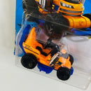 2020 Hot Wheels Treasure Hunt HW Ride-Ons Grass Chomper naranja 5SP