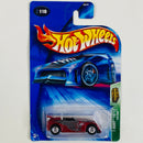 2004 Hot Wheels Treasure Hunt T-Hunt Tantrum rojo metálico Llantas de Goma RR