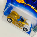 2003 Hot Wheels Treasure Hunt T-Hunt Riley & Scott MK III dorado metálico Llantas de Goma RR