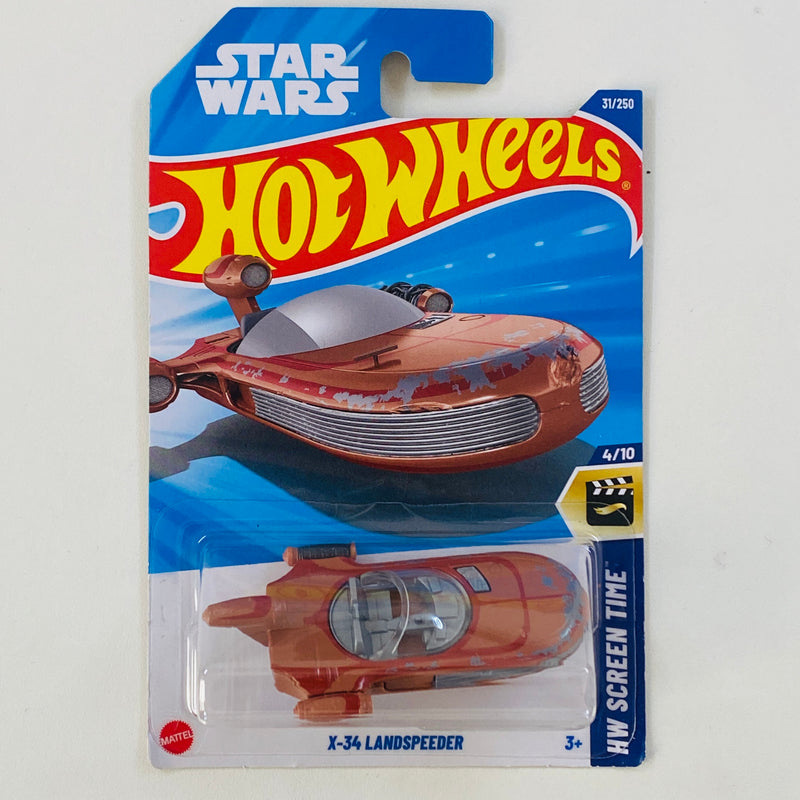 2025 Hot Wheels HW Screen Time Star Wars Luke Skywalker X-34 Landspeeder cobre 5SP