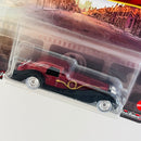 2021 Hot Wheels Premium Entertainment 101 Dálmatas Cruella de Vil rojo Llantas de Goma RR base ZAMAC