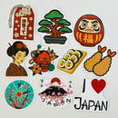 Set de 10 Stickers de Cultura Japonesa