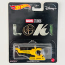 2022 Hot Wheels Premium Entertainment Disney Marvel Studios Loki Thanos Thanoscopter amarillo