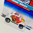 1998 Hot Wheels Tropicool Series Volkswagen Baja Bug blanco 5SP base ZAMAC