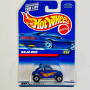 1998 Hot Wheels Volkswagen Baja Bug 835 azul metálico 5SP base ZAMAC