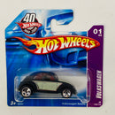 2008 Hot Wheels Team Volkswagen Beetle negro 5SP base ZAMAC Tarjeta Europea