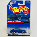 2000 Hot Wheels Porsche Carrera azul metálico 3SP base ZAMAC - Casting Corgi