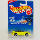 1996 Hot Wheels Porsche 911 Targa 493 amarillo fluorescente 5SP - Casting Corgi