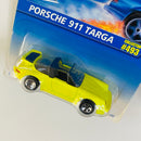 1996 Hot Wheels Porsche 911 Targa 493 amarillo fluorescente 5SP - Casting Corgi