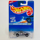 1996 Hot Wheels Sports Car Series Porsche 930 plata metálico 7SP base ZAMAC