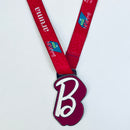 2024 Mattel Medalla de Barbie Run Lima 2024 Barbie 65 Aniversario