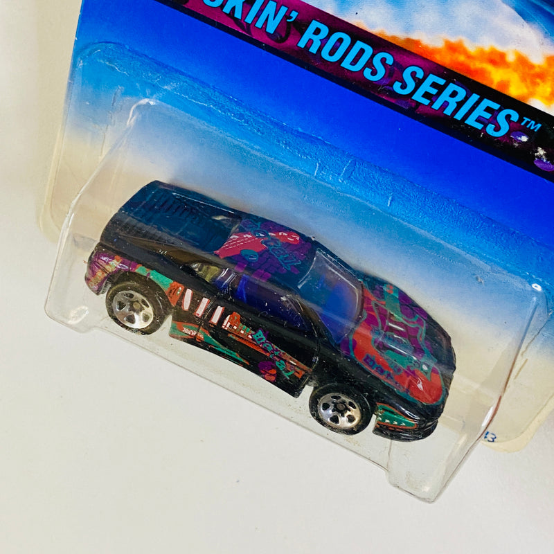 1997 Hot Wheels Rockin' Rods Series Ferrari 355 negro 5SP base ZAMAC