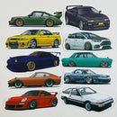 Set de 10 Stickers de Carros Deportivos