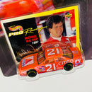 1997 Hot Wheels Pro Racing Premium NASCAR 1st Edition Michael Waltrip 21 Citgo Ford Thunderbird naranja Llantas de Goma Goodyear