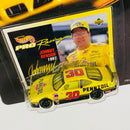 1997 Hot Wheels Pro Racing Premium NASCAR 1st Edition Johnny Benson 30 Pennzoil Pontiac Grand Prix amarillo Llantas de Goma Goodyear