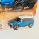 2026 Matchbox MBX Adventure 2022 Ford Bronco Sport azul metálico