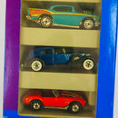 1992 Hot Wheels Classic Collection 5 Pack Set de 5 - 65 Mustang Ford, Mercedes Benz 540K, 57 Chevy, 1935 Cadillac, Shelby Cobra 427 S/C