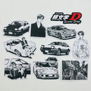 Set de 10 Stickers del Anime Initial D