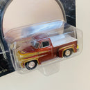 1999 Johnny Lightning Show Rods George Barris Wild Kat 1954 Ford F-100 Pickup rojo Llantas de Goma