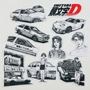 Set de 10 Stickers del Anime Initial D