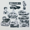 Set de 10 Stickers del Anime Initial D