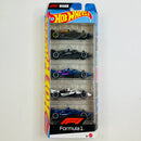 2026 Hot Wheels Formula 1 5 Pack Set de 5 - Oracle Red Bull Racing, Mercedes AMG Petronas Formula One Team, BWT Alpine, MoneyGram Haas F1 Team, Atlassian Williams Racing