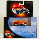 2001 Hot Wheels 100% Black Box Limited Edition 1933 Willys Jeep naranja Llantas de Goma RR
