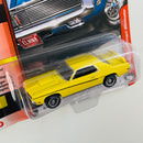 2022 Johnny Lightning Classic Gold Limited Edition 1/12,240 1969 Mercury Cougar Eliminator amarillo Llantas de Goma