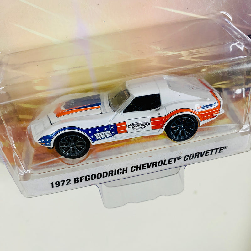 2020 Greenlight Limited Edition Detroit Speed Inc 1972 Bfgoodrich Chevrolet Corvette blanco Llantas de Goma