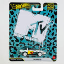 2026 Hot Wheels Premium Pop Culture MTV 84 Corvette Chevrolet blanco Llantas de Goma RR