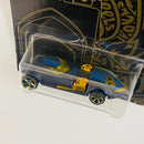 2018 Hot Wheels 50th Anniversary Black and Gold Colección Set de 6 - Bone Shaker, Twin Mill, Rodger Dodger, 68 Dodge Dart, 64 Impala Chevrolet, 65 Ford Ranchero