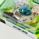 2026 Hot Wheels Premium Pop Culture Adult Swim Rick and Morty Rick's Ship plata metálico Base Metal