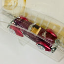 2002 Hot Wheels Auto Milestones Walmart Exclusive 1935 Auburn Boat Tail Speedster granate metálico Llantas de Goma RR base ZAMAC