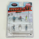 2025 American Diorama MiJo Exclusives 1:64 Limited Edition Hanging Out 3 Figuras Diorama Entusiastas del Automovilismo
