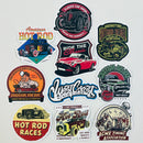 Set de 10 Stickers de Autos Clásicos Hot Rods y Cultura Custom