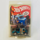 2018 Hot Wheels Collector Edition Mail-In Exclusivo K-Mart Custom 38 Ford C.O.E. azul spectraflame Redline Llantas de Goma RR base ZAMAC - Detalle Rotura en Burbuja