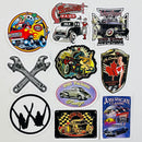 Set de 10 Stickers de Autos Clásicos Hot Rods y Cultura Custom