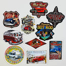 Set de 10 Stickers de Autos Clásicos Hot Rods y Cultura Custom