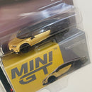 2023 Mini GT MiJo Exclusives 1:64 Limited Edition 1/3000 Bugatti Chiron Super Sport 513 dorado Llantas de Goma