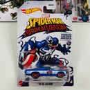 2020 Hot Wheels Spider-Man: Maximum Venom Colección Set de 5 - 70 Dodge Hemi Challenger, Jack Hammer, 71 El Camino Chevrolet, Custom 15 Ford Mustang, Tail Dragger 41 Ford Coupe