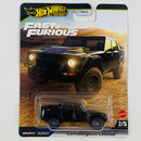 2025 Hot Wheels Premium Fast & Furious Rápidos y Furiosos Lamborghini LM002 negro Llantas de Goma RR Primera Edición