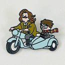 Pin Viaje en Moto de Hagrid y Harry Potter